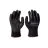 4Tecx Gloves PU Black L - 3 Pairs
