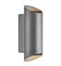 Nordlux Nico Wall Light Aluminium Anthracite Up & Down | IP54 - Suitable for 2x GU10