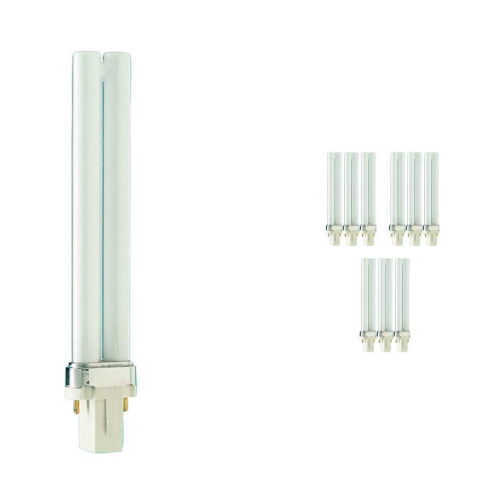 Multipack 10x Philips PL-S 9W 840 2P (MASTER) | 2 Pin Multipack 10x Philips PL-S 9W 840 2P (MASTER) | 2 Pin