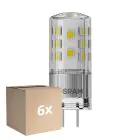 Multipack 6x Osram Parathom LED Pin GY6.35 3.3W 470lm - 827 Extra Warm White | Replacer For 40W