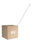 Multipack 6x Osram LEDinestra HD Lighting S14s 9.9W 1055lm - 927 Extra Warm White | Highest Colour Rendering - Dimmable - Replacer For 75W